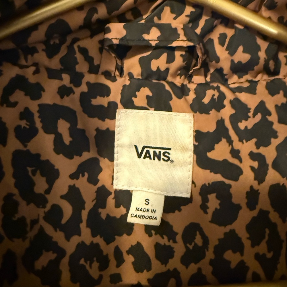 Vans Foundry V Puffer MTE Jacket In Leopard Small - Picture 7 of 8